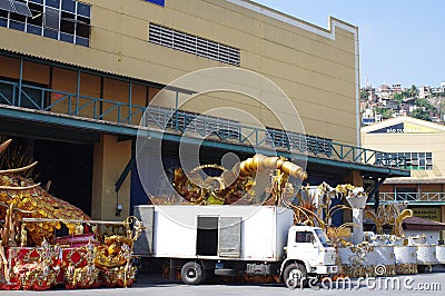 Samba City in Rio de Janeiro Stock Photo