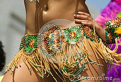 Samba dancer Stock Photo