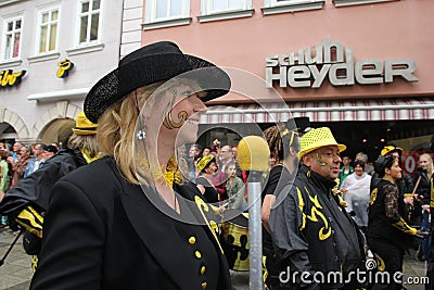 Samba dancers in Coburg Editorial Stock Photo