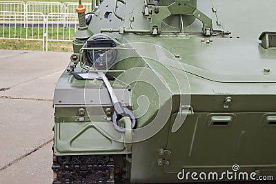 Sambek, Rostov Region, Russia, June 28, 2019: The 9P149 Shturm-S is a tank destroyer system based on the MT-LB chassis Editorial Stock Photo