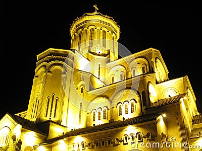 Sameba Cathedral in Tbilisi, Georgia Stock Photo