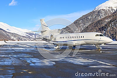 M-ORAD | Dassault Falcon 7X | Private | James Mepsted Editorial Stock Photo