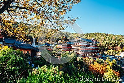 Samgwangsa Temple in Busan, Korea Stock Photo