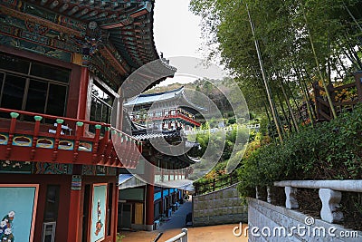 Samgwangsa Temple, Busan, Korea Editorial Stock Photo