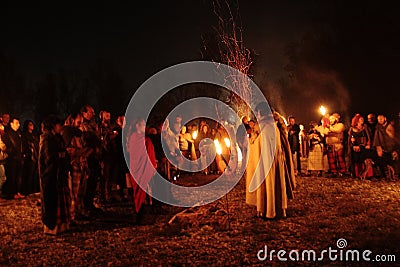 Samhain festivities Editorial Stock Photo