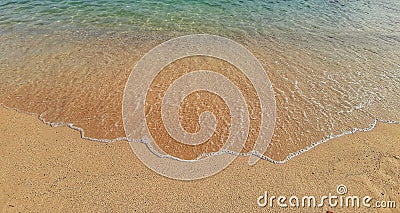 a beautiful view on beach at sammer. Stock Photo