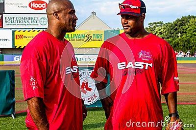 Sammy Morris and Ty Law. Editorial Stock Photo