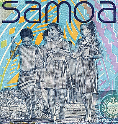 Samoan Children Stock Photo
