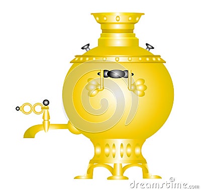 Samovar Vector Illustration