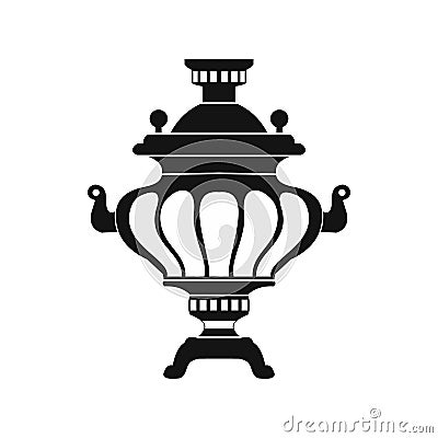 Samovar icon, simple style Stock Photo