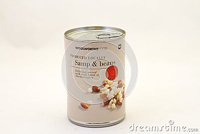 Samp and beans from Woolworths Food Editorial Stock Photo