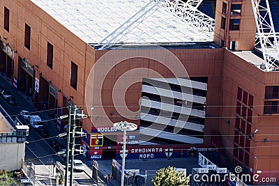 Sampdoria and Genoa Football Stadium, Genoa, Italy Editorial Stock Photo