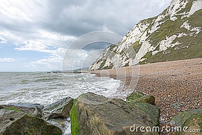 Samphire Hoe Beach Dover Stock Photo