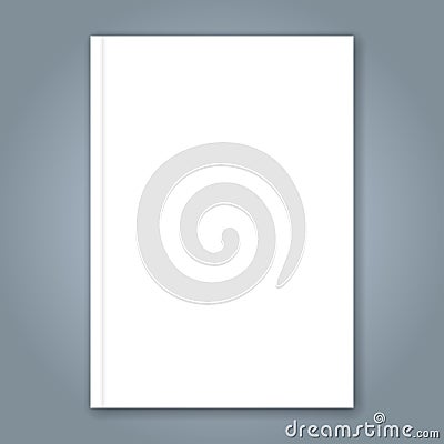 Sample cover for business annual report Vector Illustration