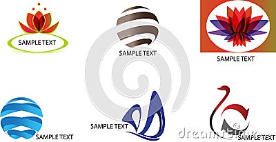 Sample logos Vector Illustration