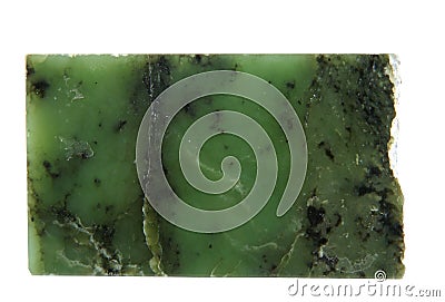 The sample of a nephrite Stock Photo