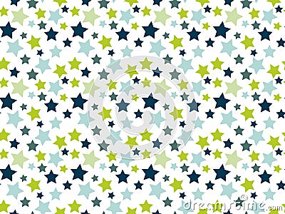 Sample pattern background with stars on white background Vector Illustration