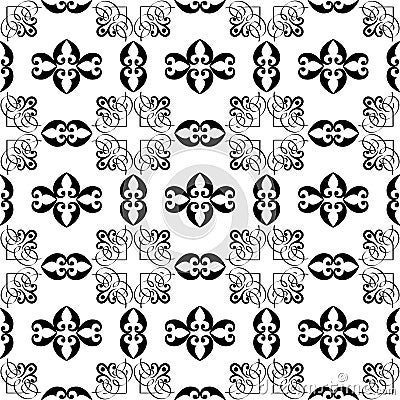 Sample pattern for fabrics, interiors, ceramics and furniture in the Arabian style Stock Photo