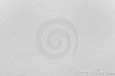 Sample of relief decorative plaster on the wall, interior, natural color without color toning, not finished, loft and hi-tech styl Stock Photo
