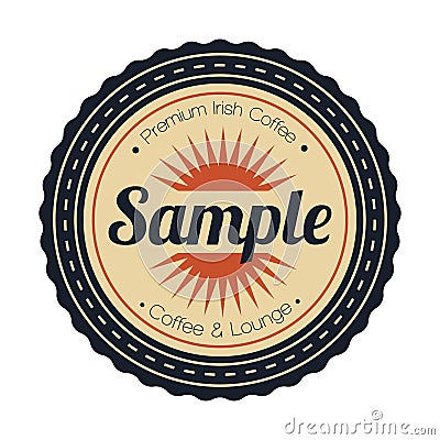 sample vintage labels. Vector illustration decorative design Vector Illustration