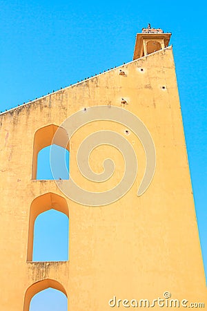 Samrat Yantra at Jaipur Stock Photo