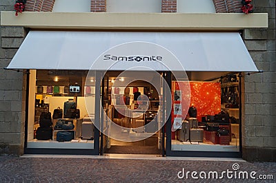 Samsonite store Editorial Stock Photo
