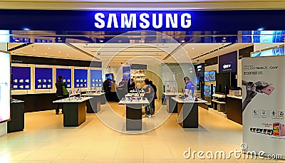 Samsung electronics store hong kong Editorial Stock Photo