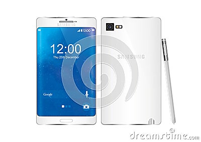 Samsung Galaxy Note 5 Vector Illustration