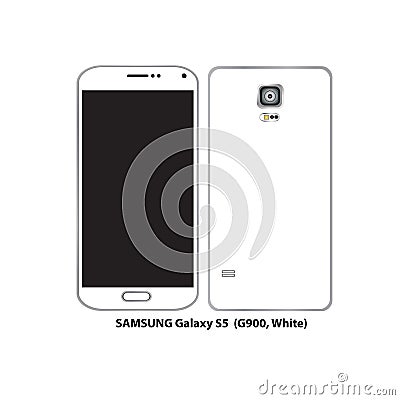 SAMSUNG Galaxy S5 Vector Illustration