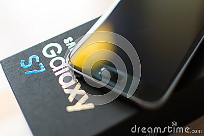 Samsung Galaxy S7 Editorial Stock Photo