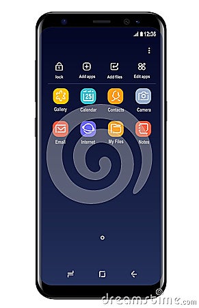 Samsung Galaxy S8 Vector Illustration