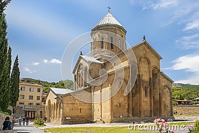 Samtavro transfiguration orthodox church in Mtskheta, Georgia Editorial Stock Photo