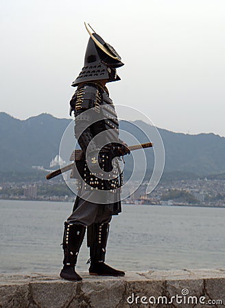 Samurai, Miyajima, Japan Editorial Stock Photo