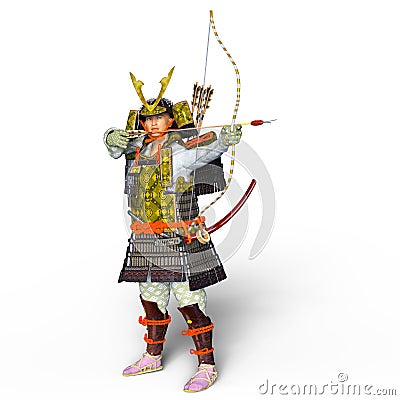 Samurai warrior Stock Photo