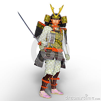 Samurai warrior Stock Photo