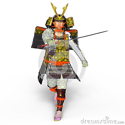 Samurai warrior Stock Photo