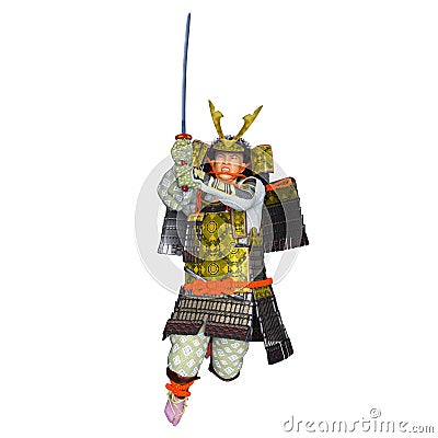 Samurai warrior Stock Photo