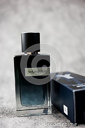 Samut Prakan, Thailand - July 4, 2023 : YVES SAINT LAURENT in 100 ml bottle Editorial Stock Photo