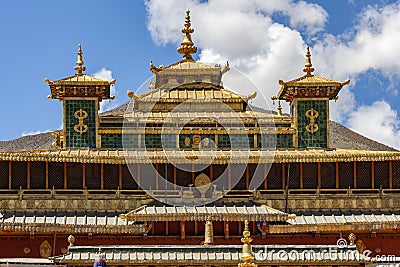 Samye Monastery - Tibet Stock Photo