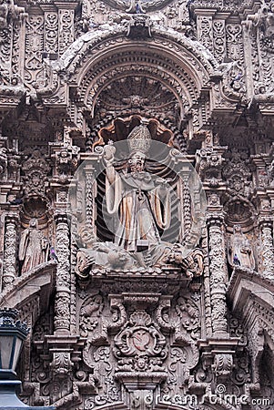 San Agustin Church - Lima, Peru Stock Photo