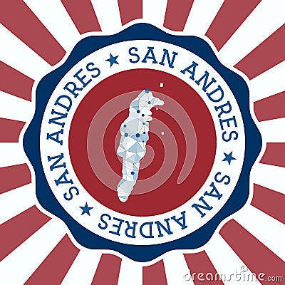 San Andres Badge. Vector Illustration