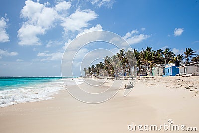 San Andres Island beach in the caribbean Stock Photo