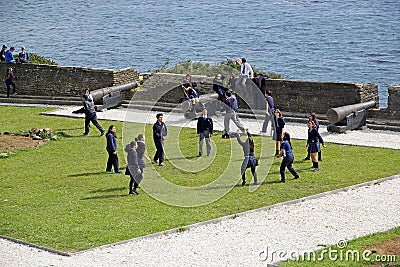 San Antonio fort at Ancud, Chiloe Island, Chile Editorial Stock Photo