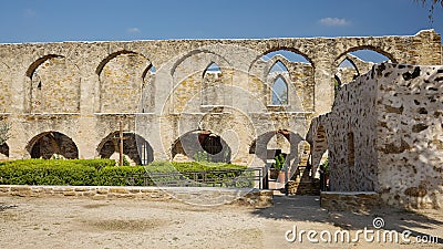 San Antonio Missions World Heritage - Mission San Jose - SAN ANTONIO, UNITED STATES - NOVEMBER 01, 2022 Editorial Stock Photo