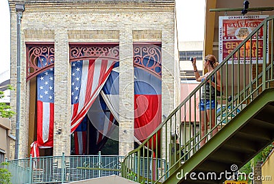 San Antonio River Walk Editorial Stock Photo