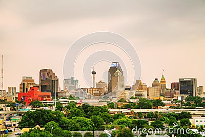 San Antonio, TX cityscape Stock Photo