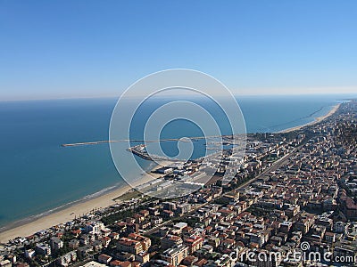 San Benedetto del Tronto's port Stock Photo