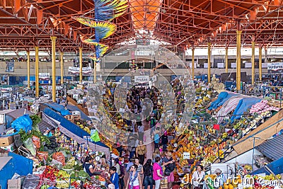 San Camillo Market in Arequipa Editorial Stock Photo