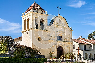 San Carlos Cathedral in Monterey, California Stock Photo