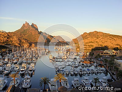 San Carlos marina, Sonora Mexico Stock Photo